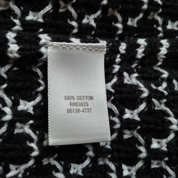 CJ Banks Monochrome Button-Up Cardigan - Picture 7 of 8